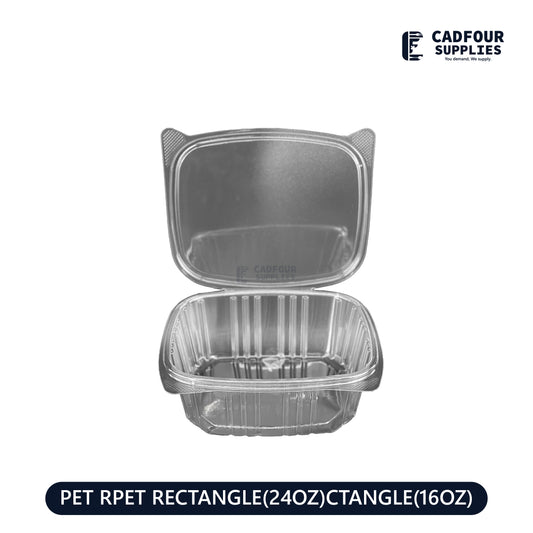 24oz Clear Hinged Container-PPP P24
