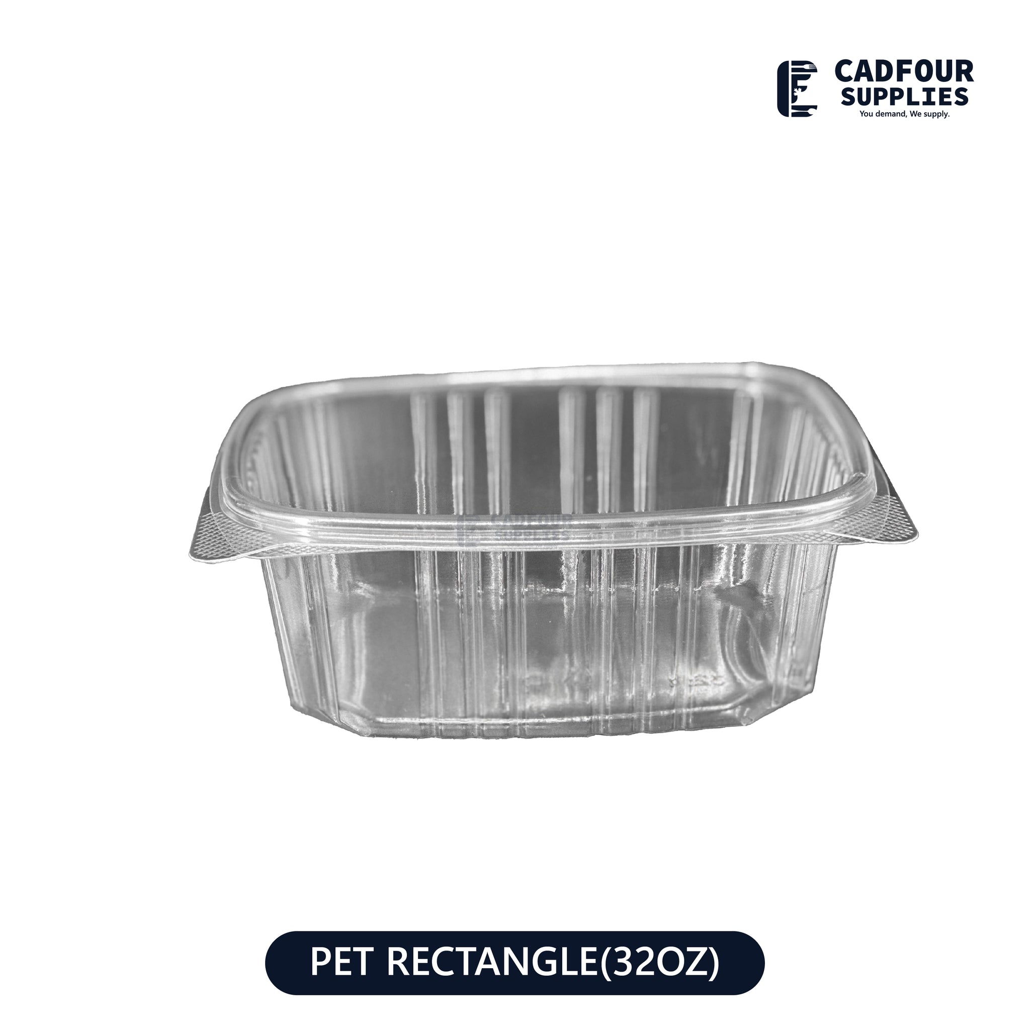 32oz Clear Hinged Container-PPP P32