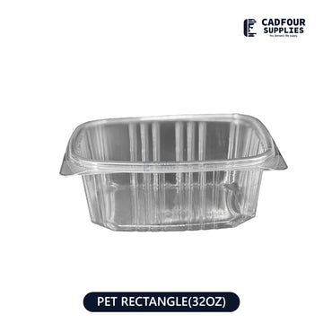 32oz Clear Hinged Container-PPP P32