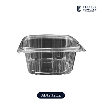 12oz Clear Hinged Container-GENPAK AD12