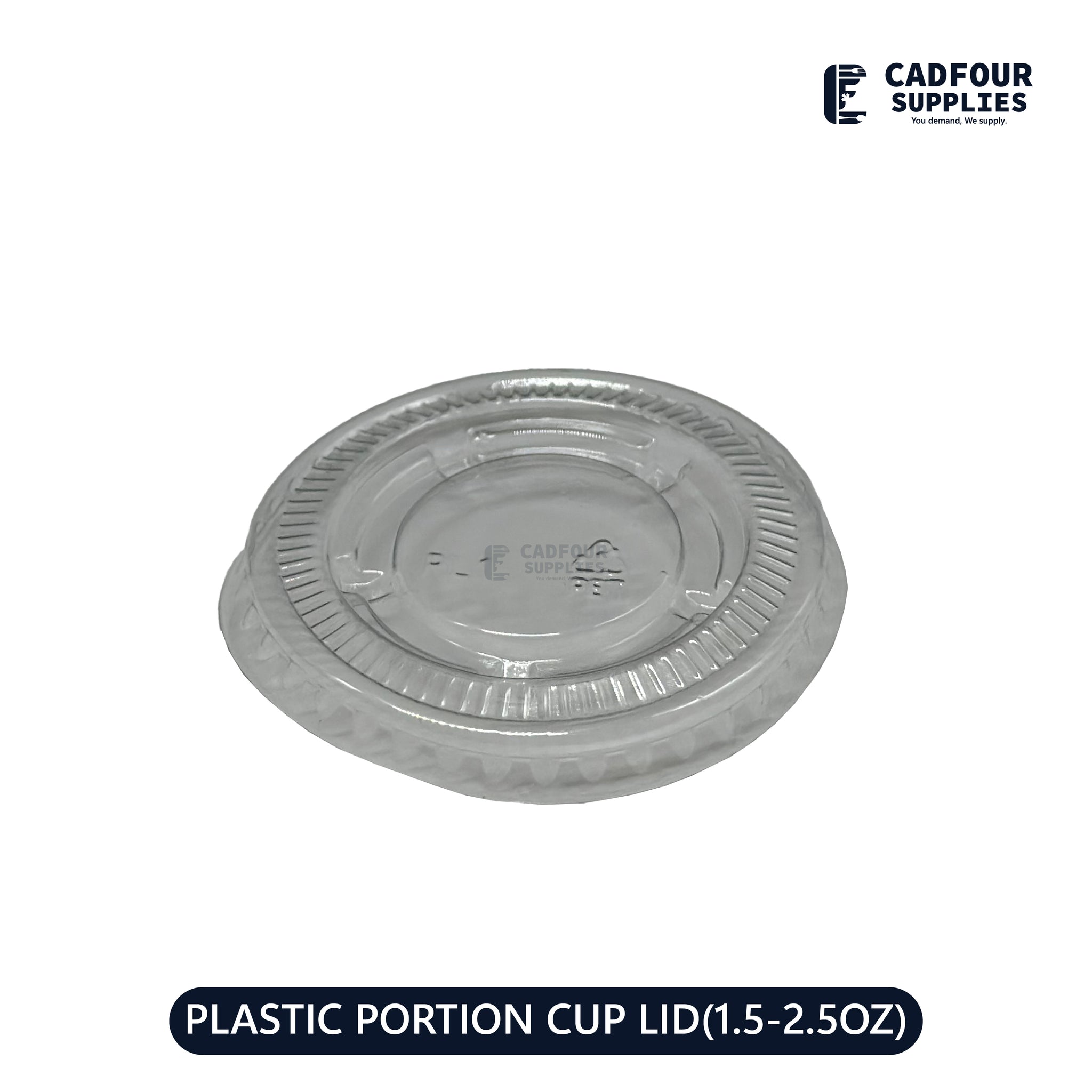1.5oz to 2oz Lids For Portion Clear Cup-SL