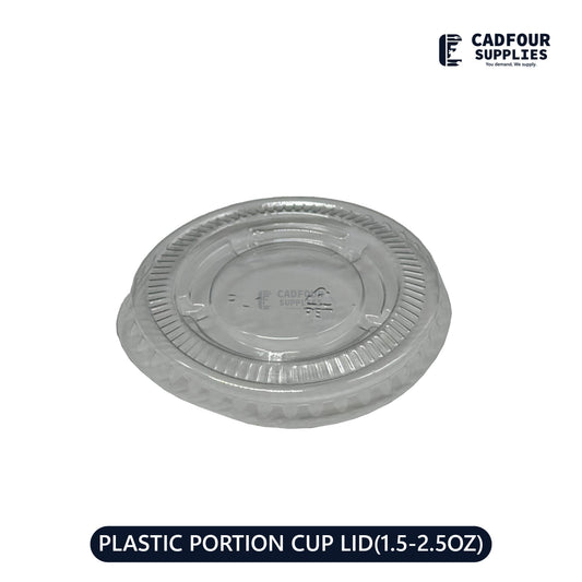 Clear lids for 1.5-2 oz portion cups