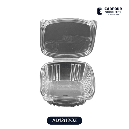 12oz Clear Hinged Container-GENPAK AD12