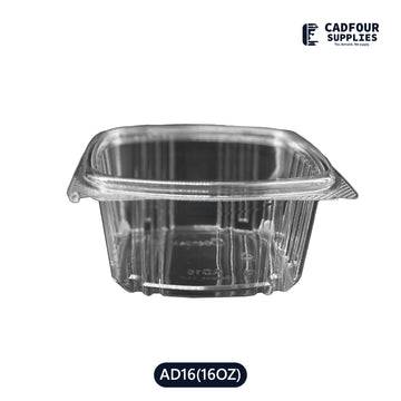 16oz Clear Hinged Container-GENPAK AD16