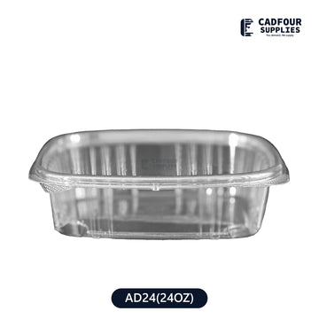 24oz Clear Hinged Container-GENPAK AD24