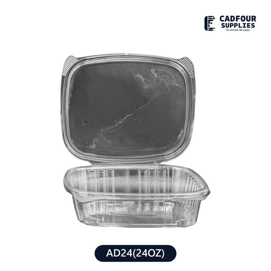 24oz Clear Hinged Container-GENPAK AD24