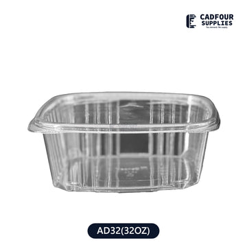32oz Clear Hinged Container-GENPAK AD32
