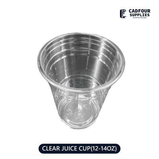 12oz or 14oz Juice Clear Pet Cup