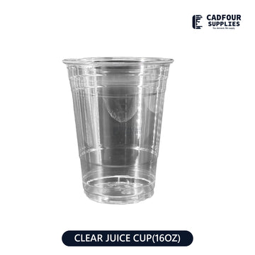 16oz Juice Clear Pet Cup