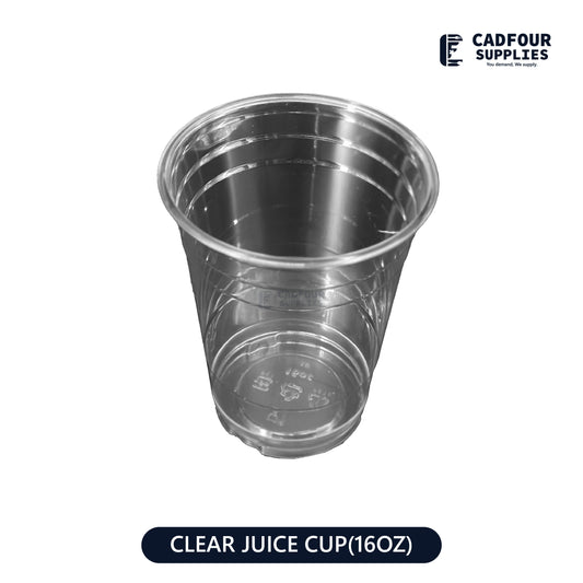 16oz Juice Clear Pet Cup