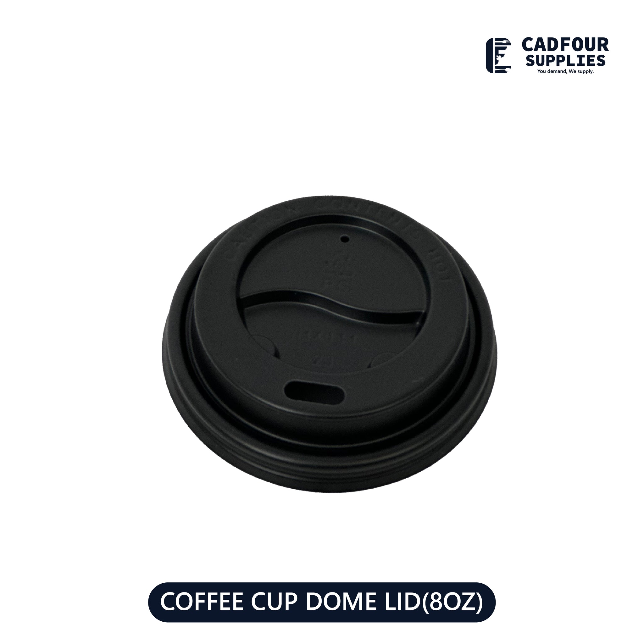8oz Dome Lid for Coffee and Tea Cups