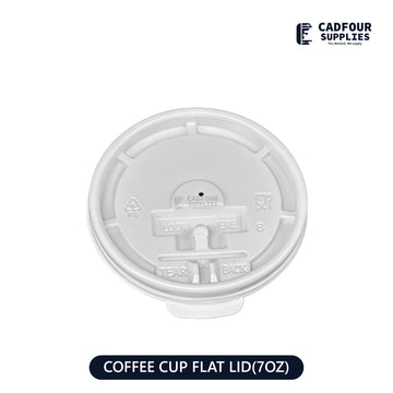 7oz Flat Lid for Coffee and Tea Cups