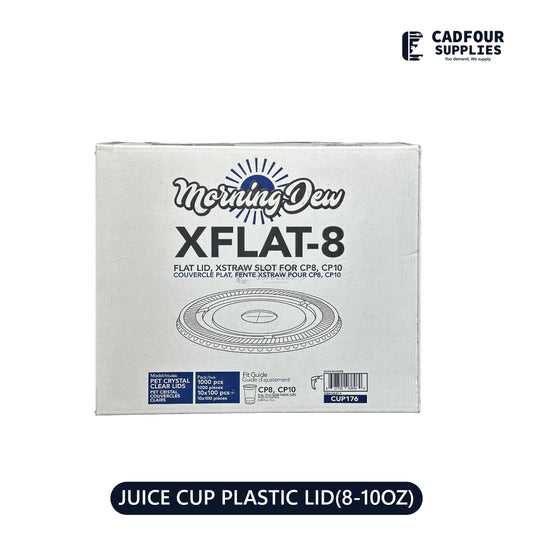 8oz to 10oz Flat Lid For Juice Cups