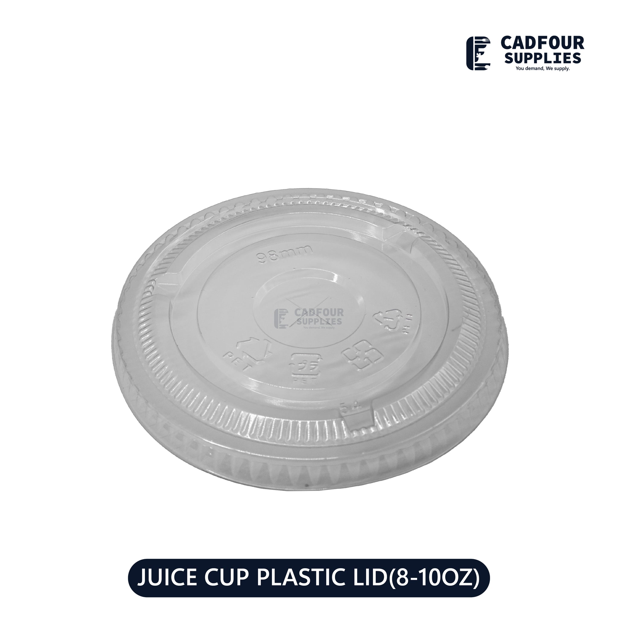 8oz to 10oz Flat Lid For Juice Cups