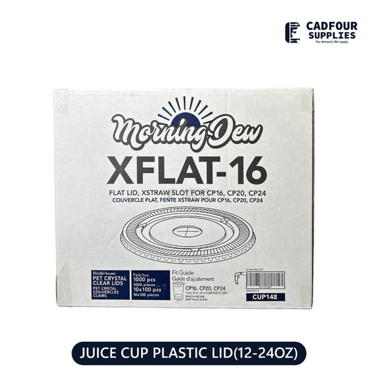 12oz to 24oz Flat Lid For Juice Cups