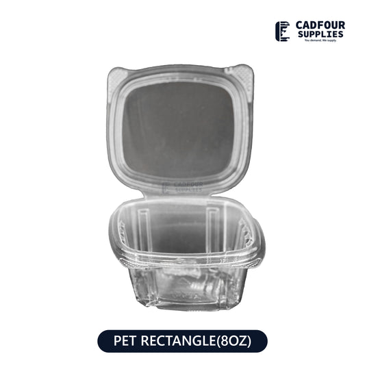 8oz Clear Hinged Container-PPP P08