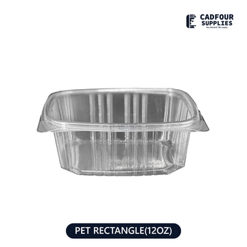 12oz Clear Hinged Container-PPP P12