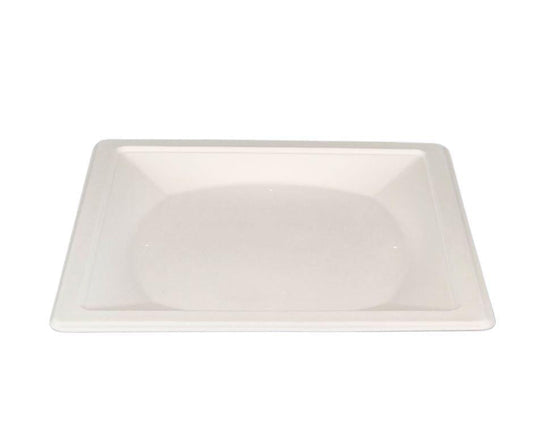 10" Baggasse Square Paper Plates 10X50ct-Eco Craze