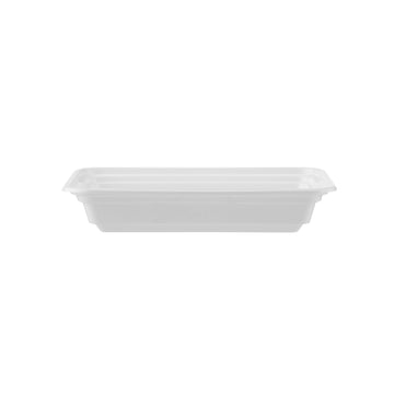 White Microwaveable Rectangle 16oz Container Hotpack