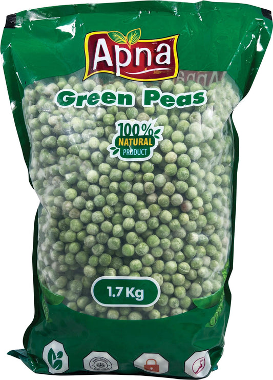 Frozen green peas 1.7 kg bag