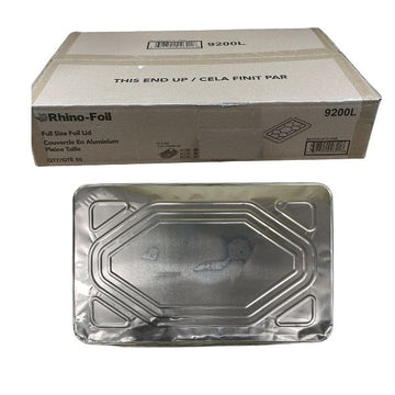 Foil Full Size Aluminum Foil Lids – 50 PCS (ALU099) | Rhino