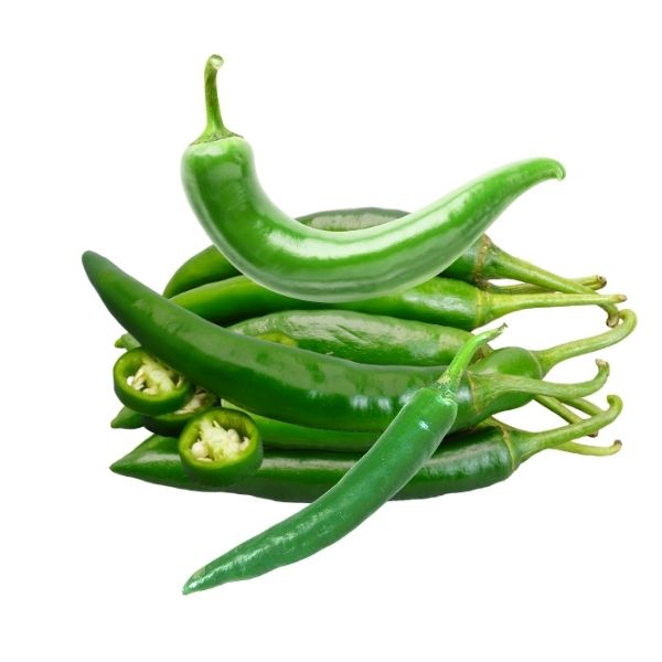 Bulk green peppers for restaurants and commercial kitchens