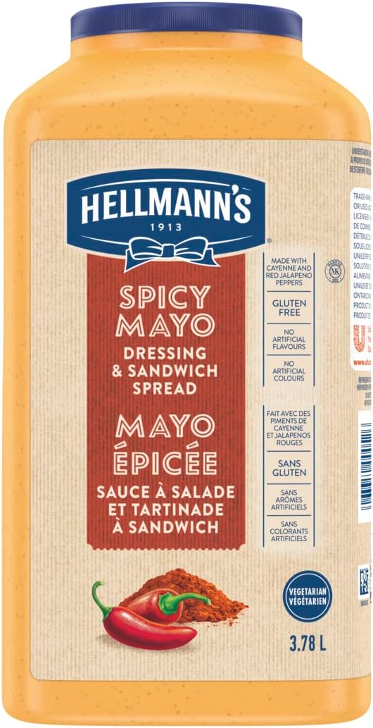 Hellmann’s Spicy Mayo Dressing & Sandwich Spread 3.78L