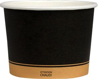 16oz Soup Paper Cups Ebony Print 500ct - Morning Dew