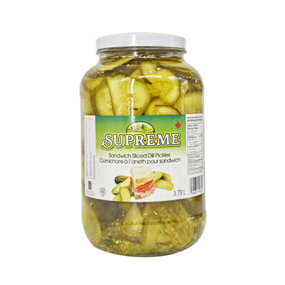 Supreme Sandwich Sliced Dill Pickles