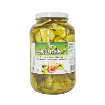 Supreme Sandwich Sliced Dill Pickles