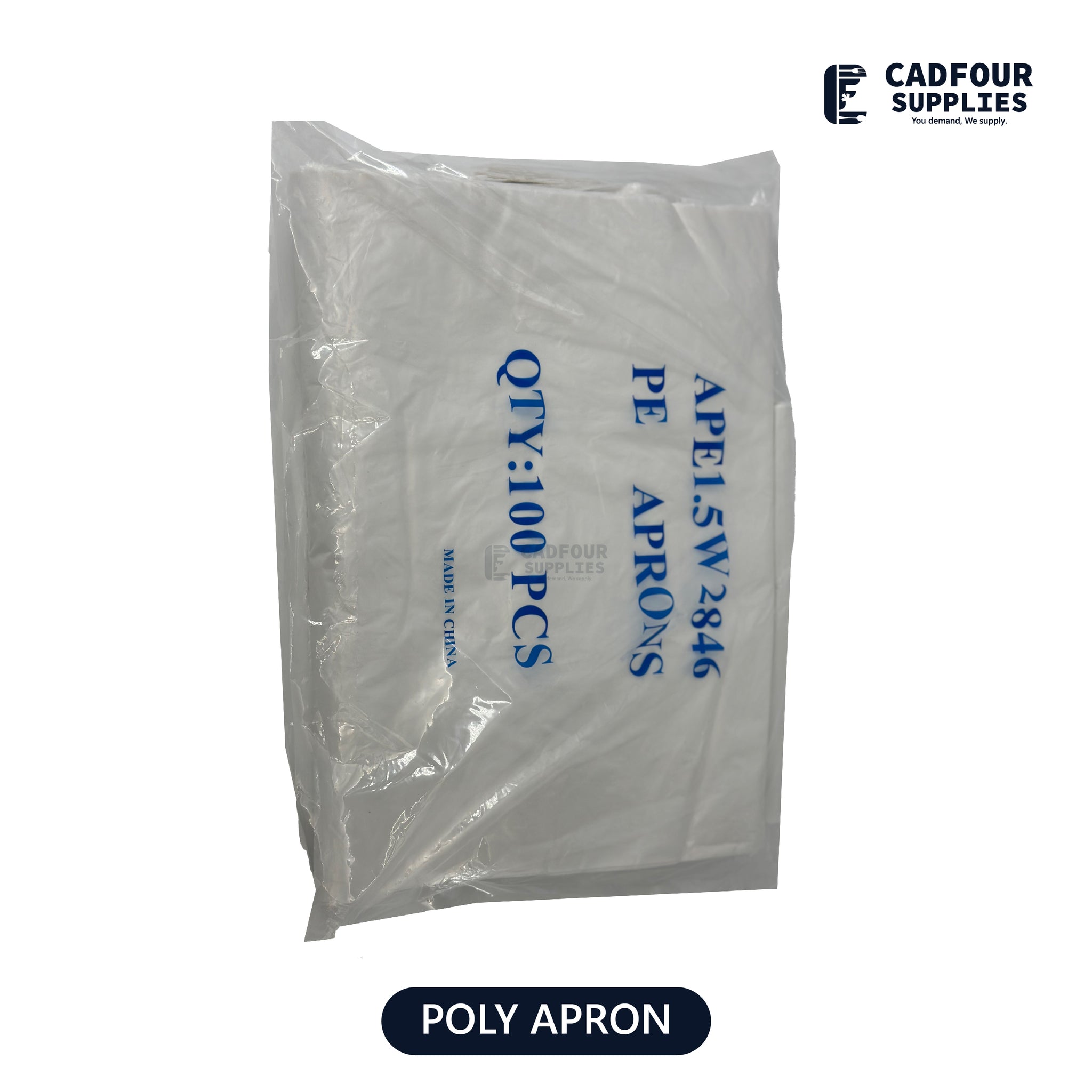 Poly Aprons 100ct