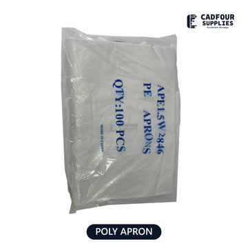 Poly Aprons 100ct