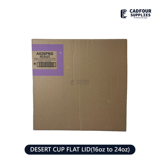 Flat Lids for 6oz to 12oz Desert Cups