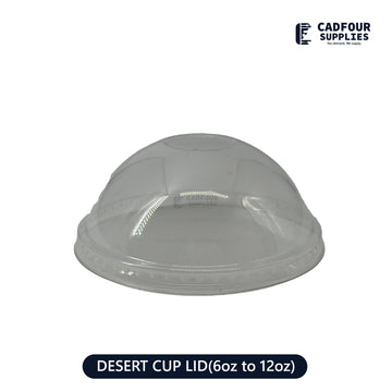 Dome Lids for 6oz to 12oz Desert Cups