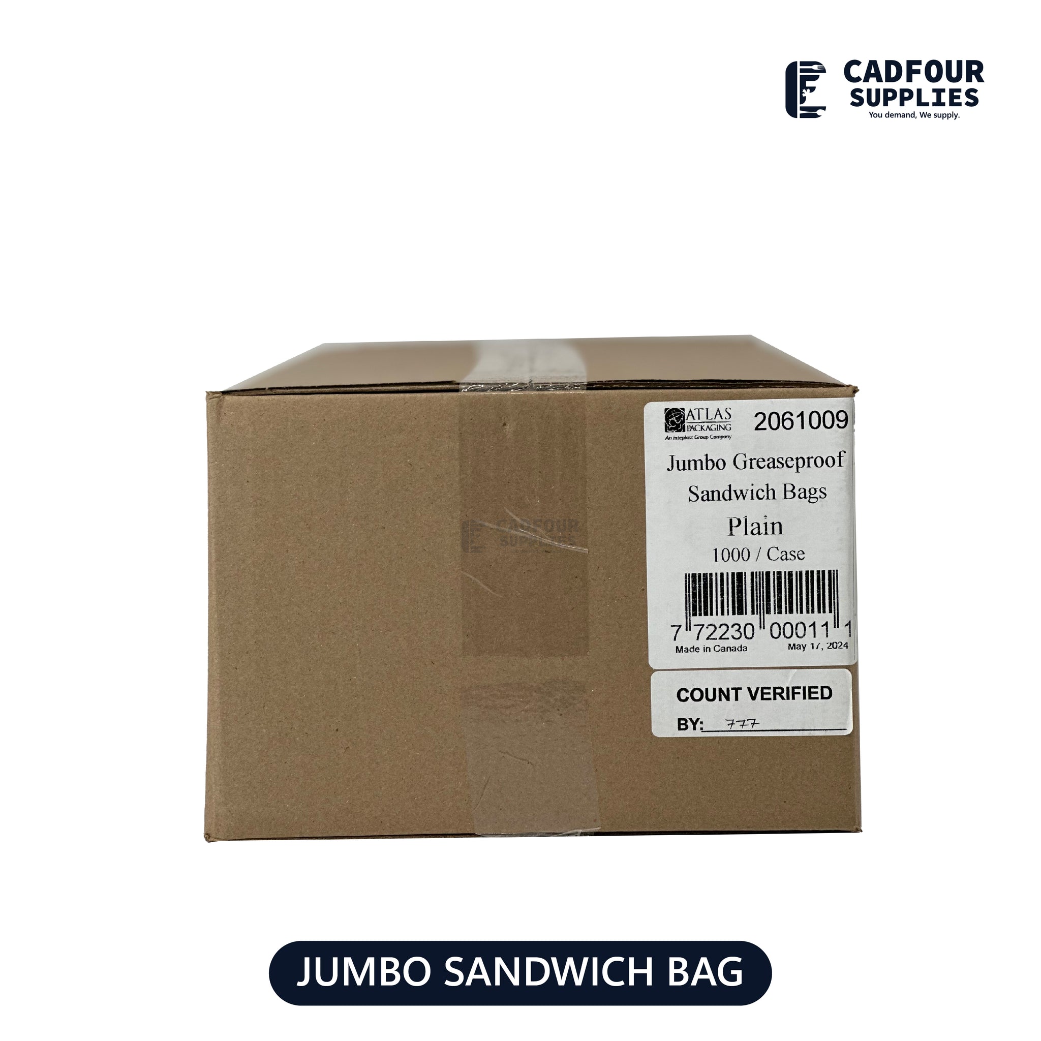 Sandwich Bags Jumbo Grease Proof