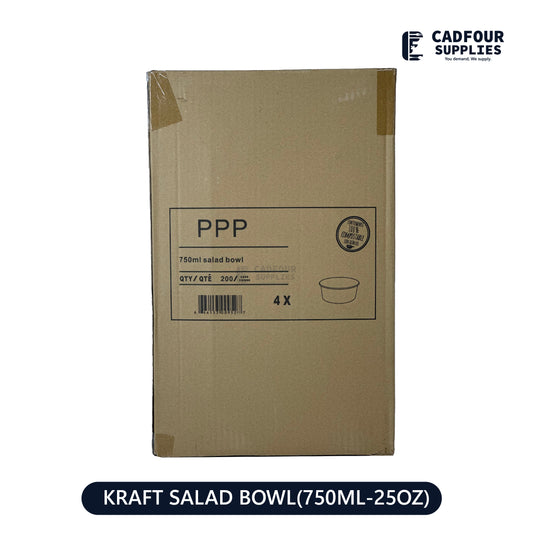 Kraft Bowl 750ml / 25oz-PPP