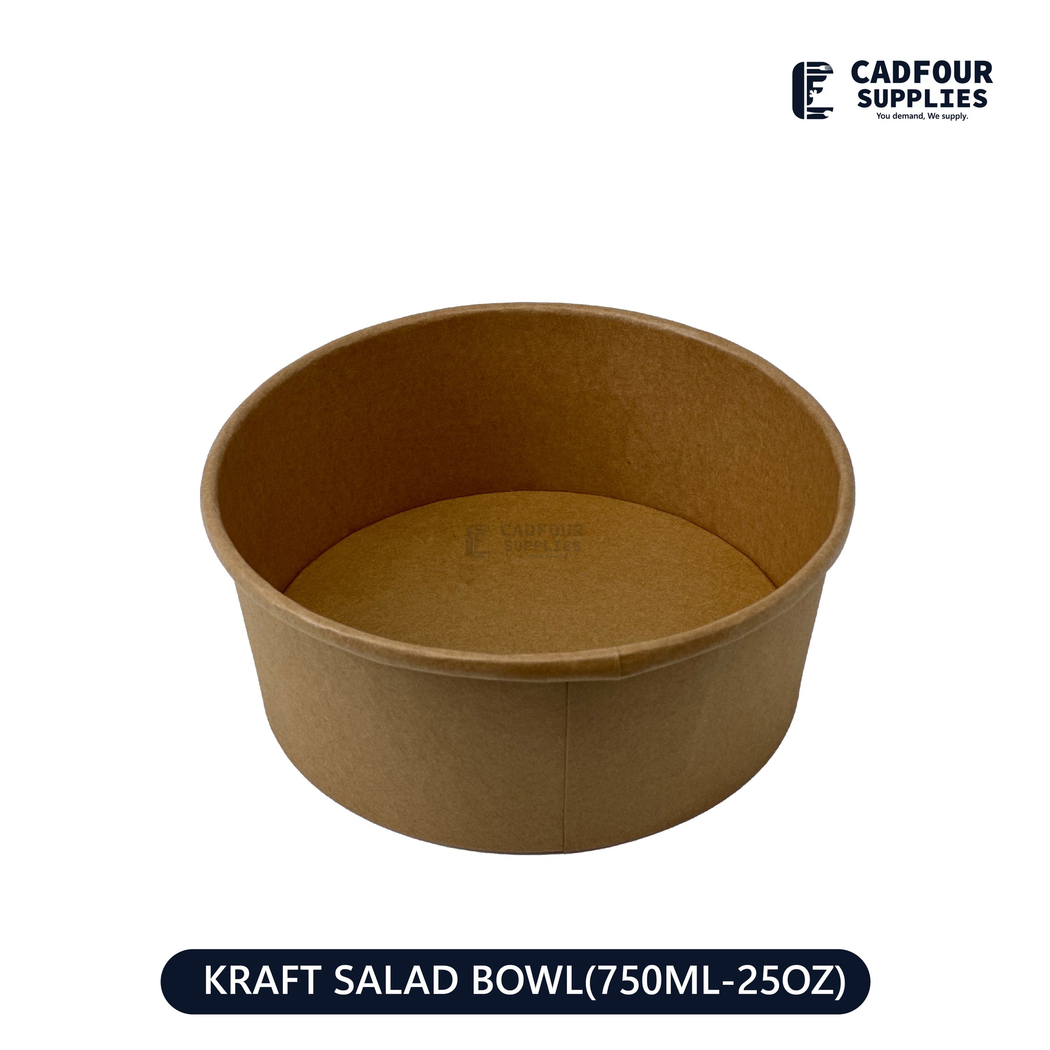 Kraft Bowl 750ml / 25oz-PPP