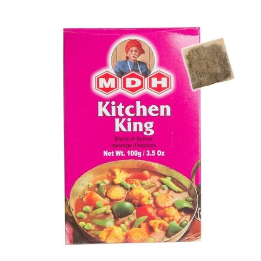 Stock up with the MDH Kitchen King 6-Pack (6x100g). The ultimate all-purpose Indian spice blend for curries and vegetables. Authentic flavor &amp; bulk savings. Buy now!
