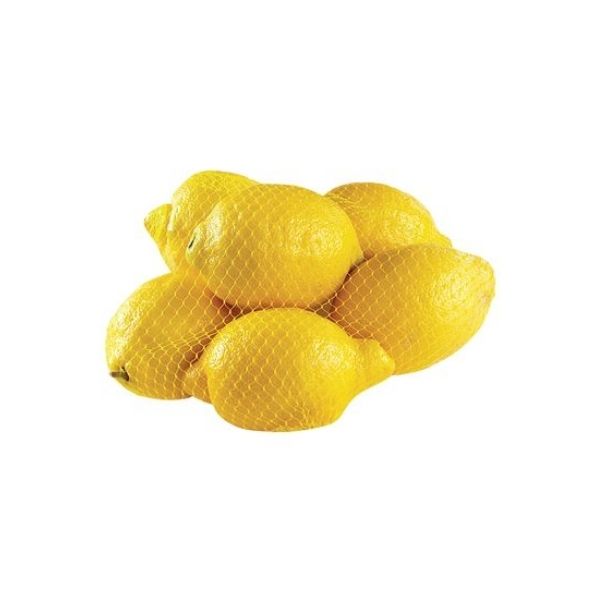 Fresh lemons in bulk 11 lb bag for food service