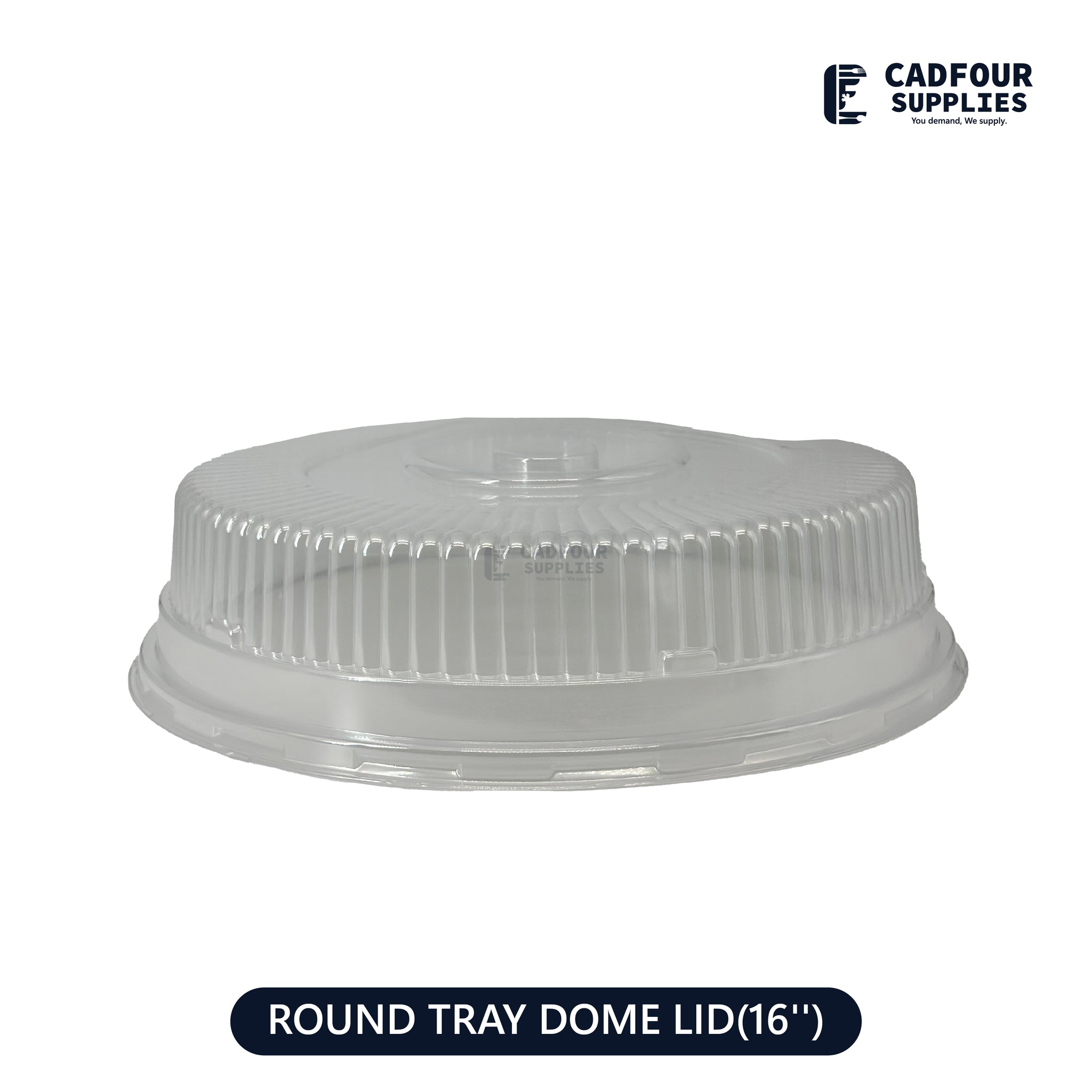 Plastic Dome Lid For 16" Aluminum Round Platter Tray PPP