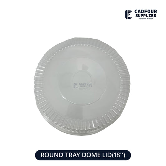 Plastic Dome Lid For 18" Aluminum Round Platter Tray PPP