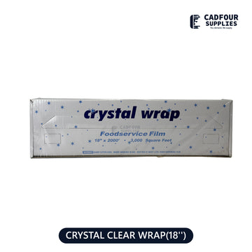 Crystal Clear Film Wrap 18"