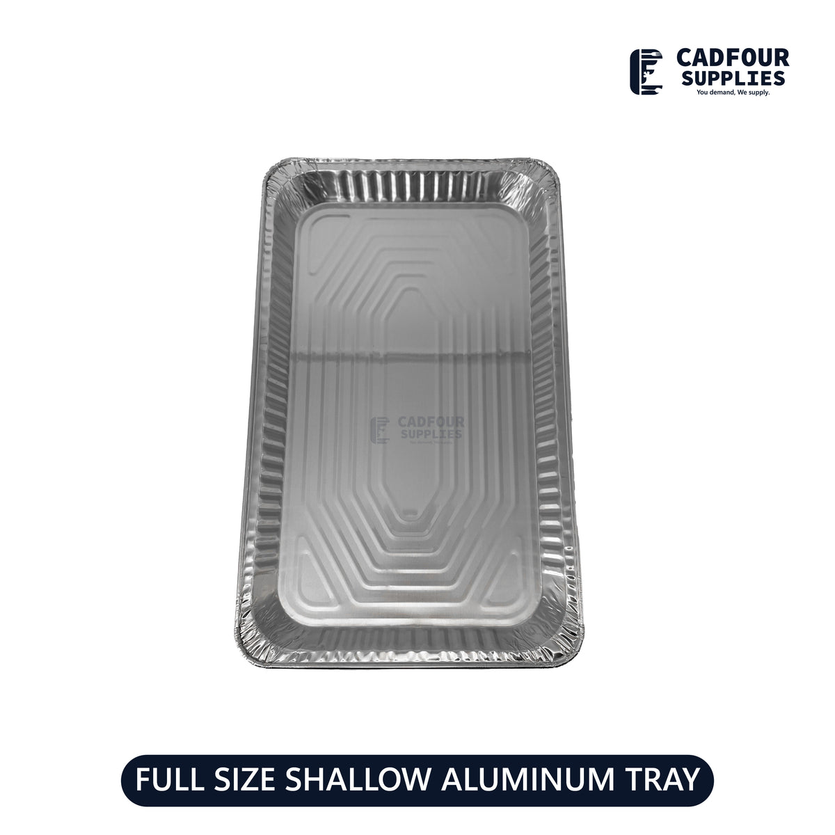Shallow Pan Box Aluminum Tray Full Size Shallow Pans PPP