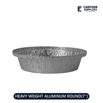 Aluminum Foil Round Conatiner 7" Heavy Duty PPP