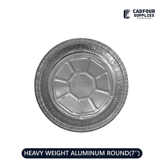 Aluminum Foil Round Conatiner 7" Heavy Duty PPP