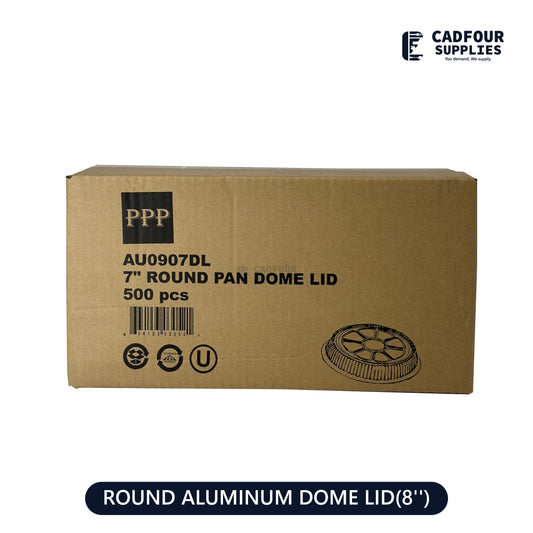 Plastic Dome Lid 8" For Round Aluminum Foil Containers PPP