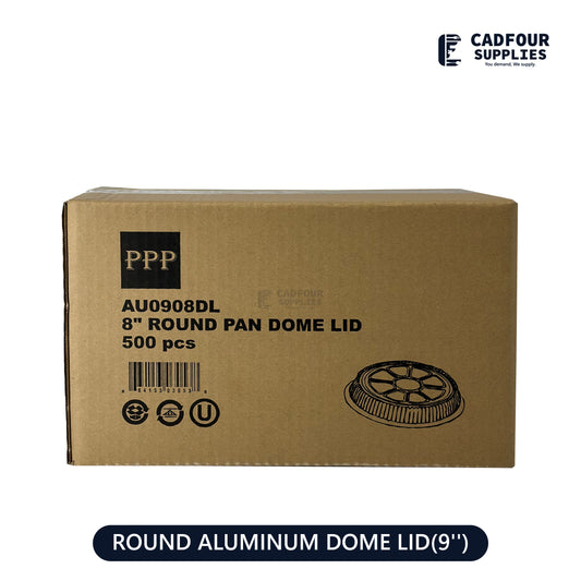 Plastic Dome Lid 9" For Round Aluminum Foil Containers PPP