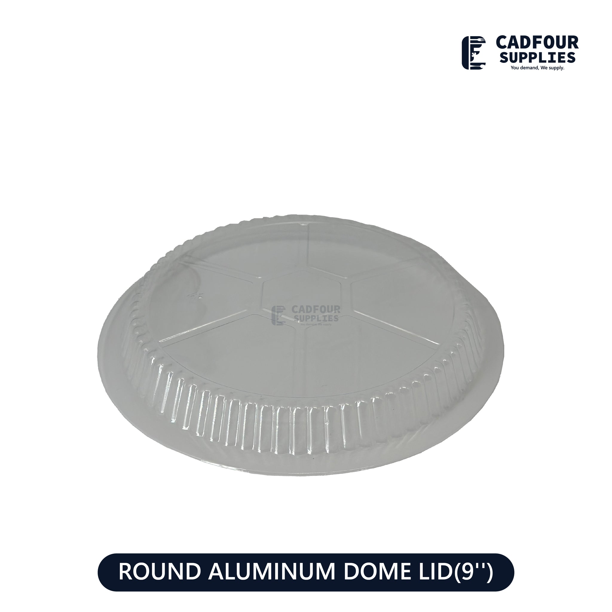 Plastic Dome Lid 9" For Round Aluminum Foil Containers PPP
