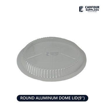 Plastic Dome Lid 9" For Round Aluminum Foil Containers PPP