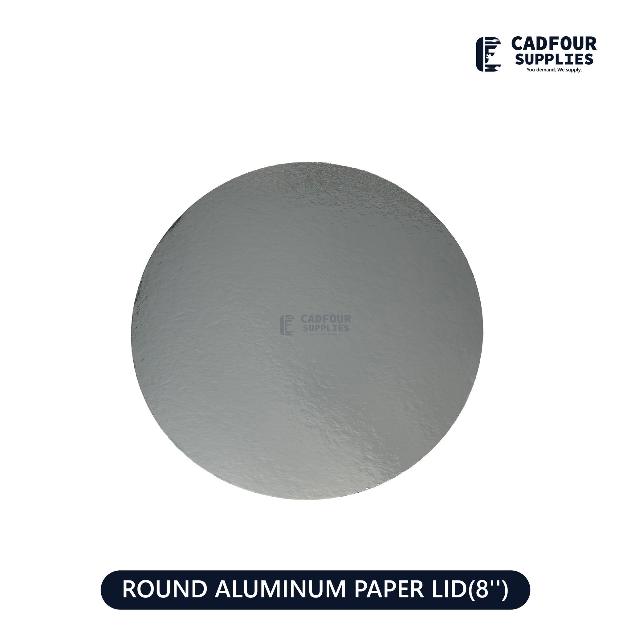 Paper Lid 8" For Round Aluminum Foil Containers PPP